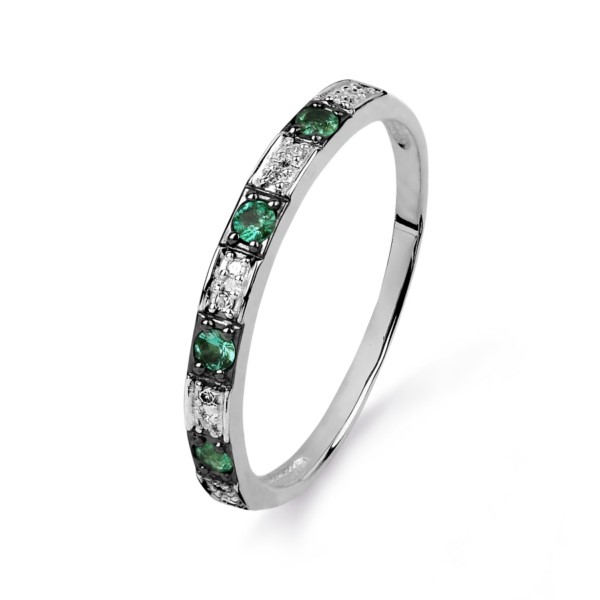 Кольцо с изумрудами и бриллиантами - Элегант Diamonds - Т301015405_2_3764196 - www.rosglam.ru