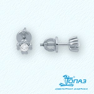 Серьги с бриллиантами - Т301021044_2141434 - www.rosglam.ru