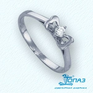 Кольцо с бриллиантом - Т301011645_6711114 - www.rosglam.ru