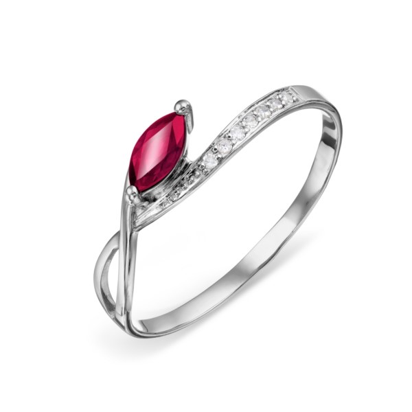 Кольцо с рубином и бриллиантами - Т301015761_3_8528835 - www.rosglam.ru