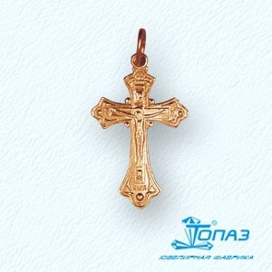 Крестик из красного золота - Т10006007_2204168 - www.rosglam.ru