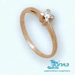Кольцо с бриллиантами - Т101011064_3269564 - www.rosglam.ru